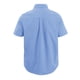thumbnail image 3 of Camisa de playa de manga corta para hombre, informal, de moda, color liso, cuello vuelto, encaje con botones, parte superior azul XL, 3 of 4