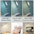 thumbnail image 6 of LELINTA Touch Control Desk Lamp, USB LED Book Light, LED Desk Lamp With Clip 3 Amber Colors & 5 Eyecaring Brightness Reading Light, 6 of 8
