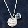 thumbnail image 4 of God Has You in His Arms I Have You in My Heart Memorial Necklace, Mustard Seed Heart Pendant, Jewelry Gifts for Women Y819 (God Has You), 4 of 7