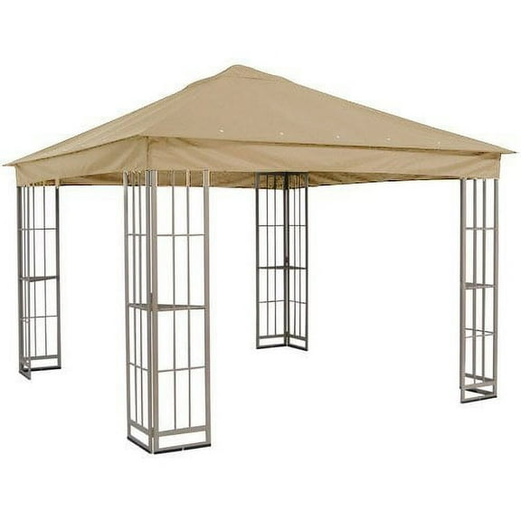 Garden Winds S-J-109DN 10’ x 10’ Gazebo Replacement Canopy Top, UV Treated with Water-Resistant
