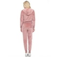 thumbnail image 3 of White Mark Women's 2 Piece Velour Tracksuit Set, 3 of 5