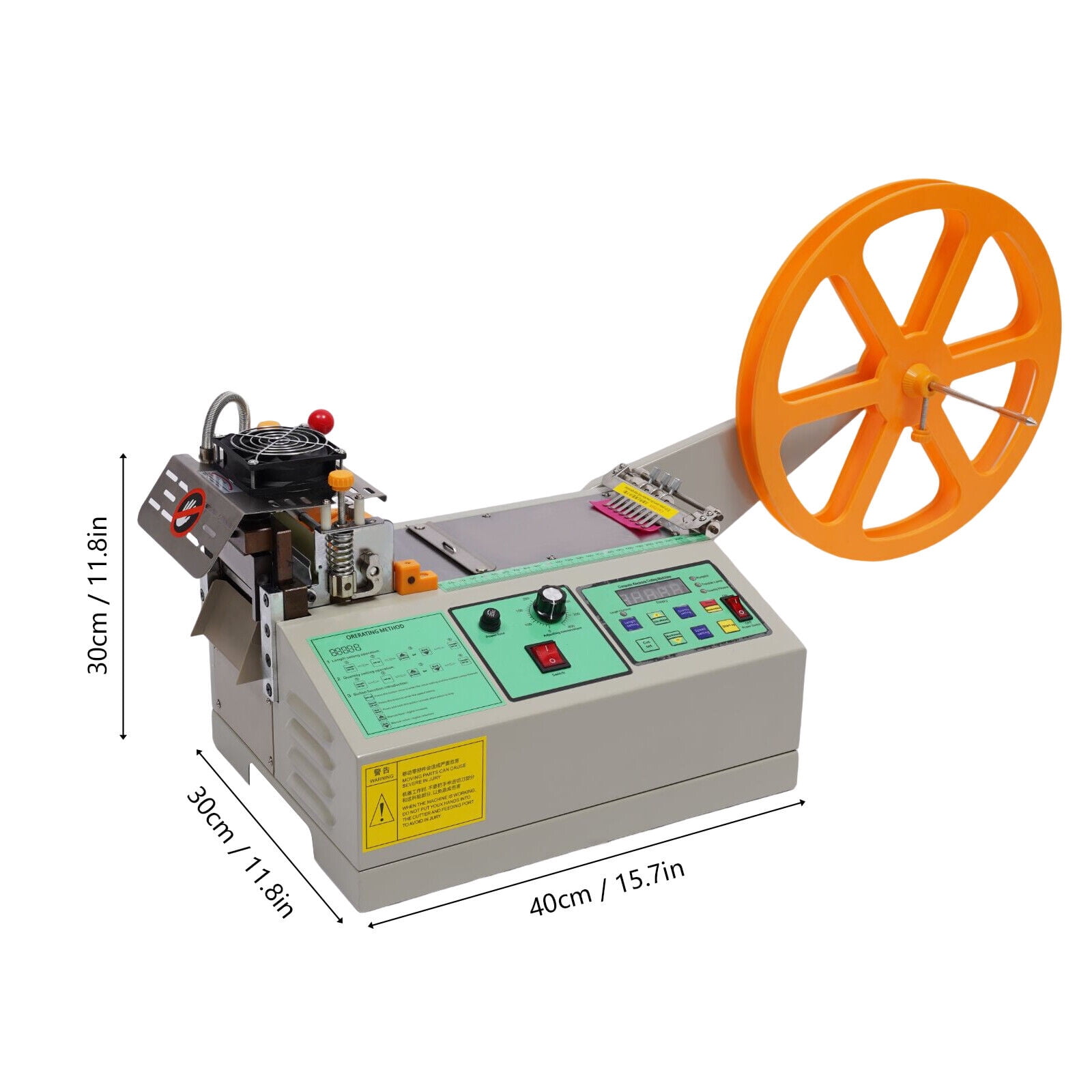 Digital Hot Cold Automatic Strip Cutter Webbing Belt Tape Cutting Machine Tape Cutting Machine Automatic Digital Hot And Cold Belt Sheeting Equipment Hot And Cold Automatic Tape Cutting Machine