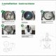 thumbnail image 5 of For TM6/TM5 Fruit and Vegetable Cutter 5-Piece Grater and Slicer Set Fruit and Vegetable Slicer and, 5 of 5