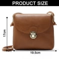 thumbnail image 2 of Crossbody Shoulder Satchel Purse for Women, Bag PU Leather Messenger Bag Flap Evening Bag(7.68 × 6.69 × 1.57 inches), 2 of 6