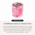 thumbnail image 2 of YBQF Cerise-Pink-&-White Edible Petals - Colorful Edible Flowers Petal for Cakes, Cupcakes, and Cake Decorations - Suitable for All Cakes and Baked Goods - 1 Jar of 6 Grams, 40 Petals, 2 of 5