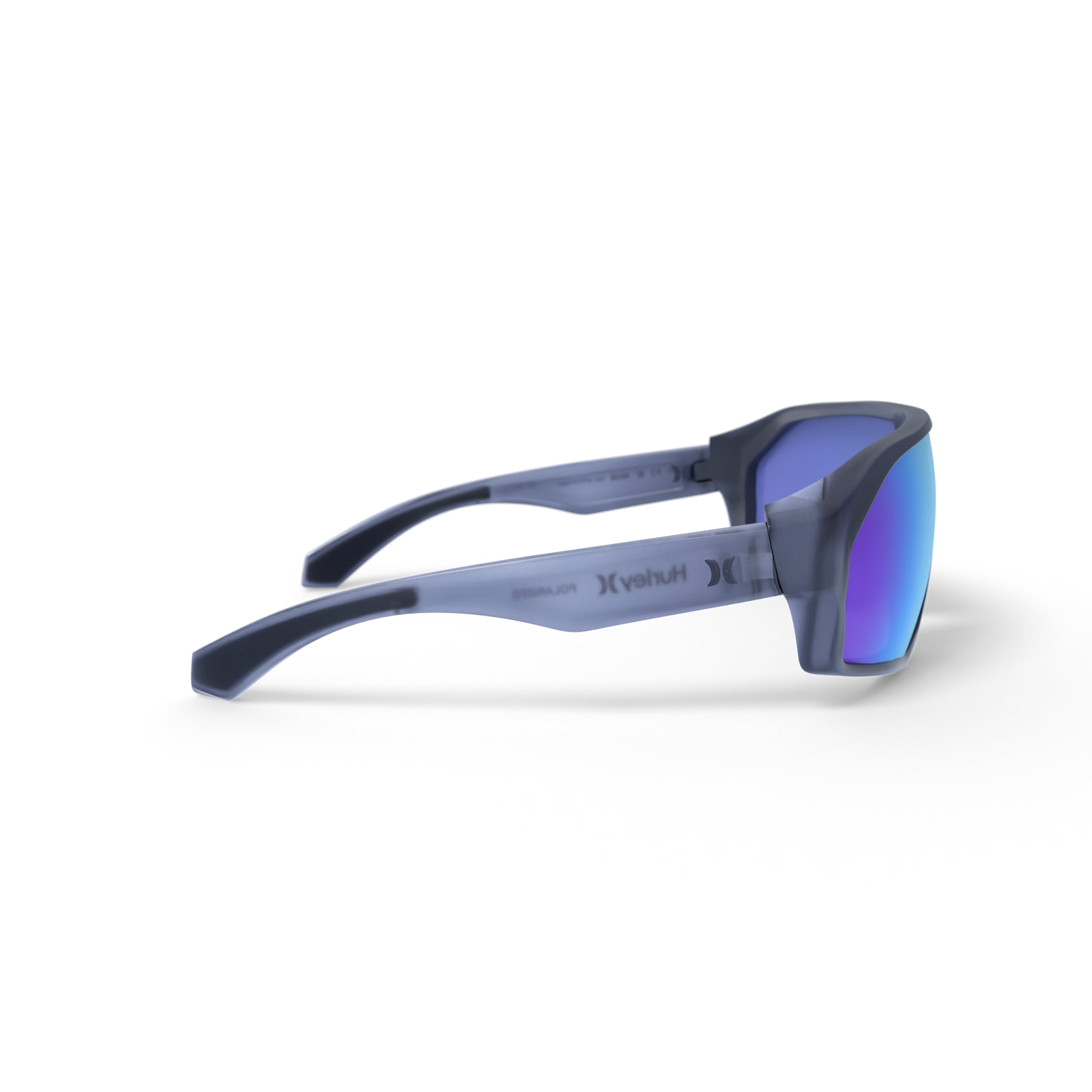 Hurley mens shield sunglasses, Scar - HSM1017PS - matte gray frame