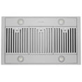 thumbnail image 3 of Hauslane 36" Island Range Hood 800 CFM Convertible Stainless Steel Kitchen Vent Hood with, Power Control Technology, Remote & Dual Control Panels, Auto Shut-Off, LED Lights, 10.5-ft Ceiling Adaptable, 3 of 5