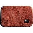 thumbnail image 1 of Bathroom Mat, Shaggy Bath Rugs, Soft Non Slip Rubber Bath Mat Microfiber Thick Water Absorbent Bathroom Rug, Machine Washable(15.75x23.62in,Brown), 1 of 8