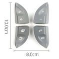 thumbnail image 5 of SPRING For Mercedes for Benz W220 W215 Steering Wheel Control Button Switch Cover Gray Color Stylish Design Sturdy Construction, 5 of 8
