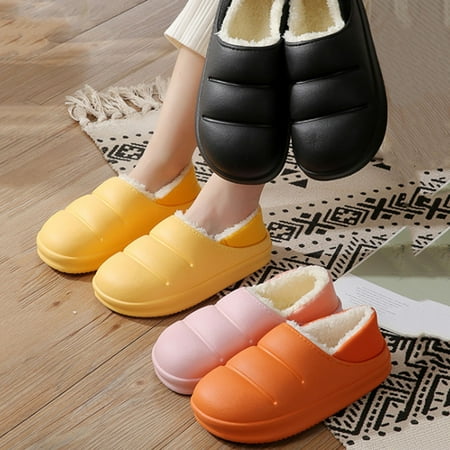 

Beechoice Womens Slippers Fuzzy Memory Foam Soft Plush Sherpa Fleece Lining Slippers For Women
