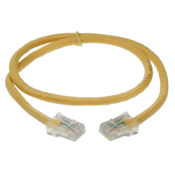 SF Cable Cat5e UTP Non-Booted Ethernet Cable, 150 feet- Yellow