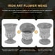 thumbnail image 4 of Florero decorativo jarrón vintage jarrón de hierro jarrón doméstico decoración accesorio doméstico, 4 of 7