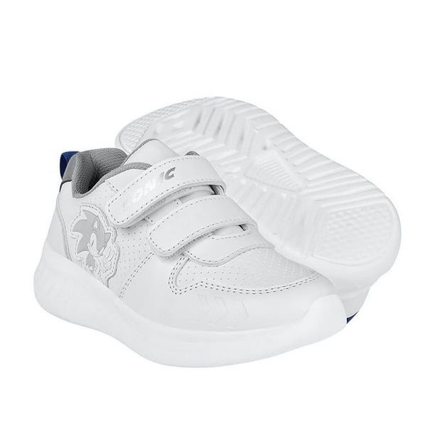 TENIS ESCOLARES NIÑO SONIC 848518 SIMIPIEL BLANCO 15-17