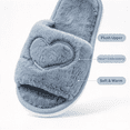 thumbnail image 6 of ATENAR Slippers for Women,Slippers Women,Women's Slippers,Non Slip,Slip-on,Cozy,Gray,6.5-7, 6 of 7