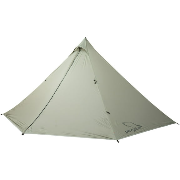 Peregrine Boreal 4-Person Floorless Tent with Pole, Great for Ultralite Backpacking, White