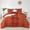 Burnt Orange, variant on RYNGHIPY Blush 3 Pcs Tufted Comforter Set Full Pink Jacquard Bedding Set for Girls Women Boho Shabby Chic Comforter Set with Pillowcases (Full, Pink)