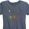 thumbnail image 3 of Pokémon - Colorful Pikachu Outline - Women's Short Sleeve Graphic T-Shirt, 3 of 5