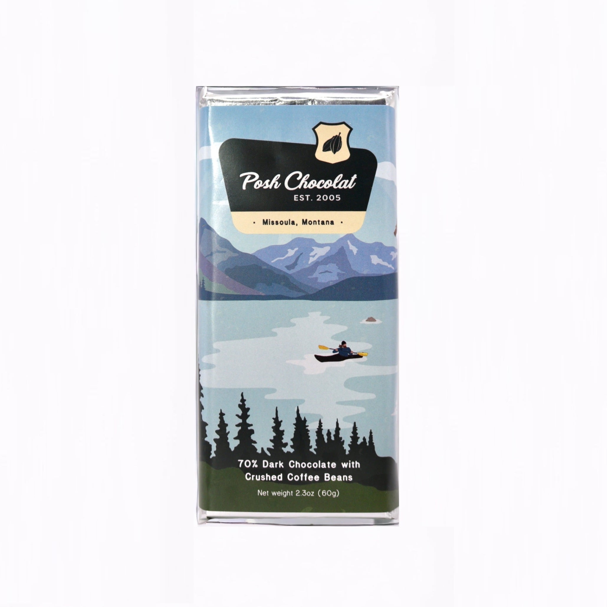 Posh Chocolat National Park Chocolate Bars, 8-Pack, 19oz