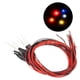 thumbnail image 5 of 20 lámparas LED precableadas de 30 cm y 12 V para casa de muñecas en miniatura, jardín y ferrocarril. naranja, 5 of 9