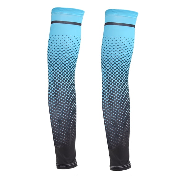 Mangas De Brazo De Compresión, Mangas De Sol Para Hombres, Seda Elástica De Hielo, Protección De La Piel De Absorción De Humedad Transpirable Fría, Ideal Para Viajar En