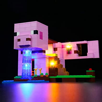 Light for 21170 Minecraft Pig House - Not Included, LED Light Kit for Lego Minecraft Pig House