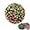 Pink, variant on Artificial Topiaries Balls with Red Flower : 12 Inch Topiary Balls Artificial Outdoor Decor,Artificial Boxwood Ball Plants Outdoor for Courtyard, Hallway, Park,Wedding (Red)
