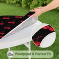 thumbnail image 5 of Round Picnic Table Cloth 100% Waterproof & Oil Proof, Elastic Fitted Table Cover for 36"-44" Round Tables, for Dining, Camping, Outdoor, 5 of 7