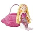 thumbnail image 3 of Aurora - Small Pink Sea Sparkles - 10" Mermaid Conch - Enchanting Stuffed Doll, 3 of 3
