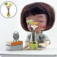 thumbnail image 3 of 1/12 Dollhouse Miniature Accessory Mini Daisy Flower Bottles Model Vase DIY, 3 of 10