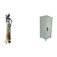 thumbnail image 1 of Figura de mujer africana,Estatua artesanal de una dama tribal africana,hecha a mano,para cafetería.,Contenedor de almacenamiento,Mini armario de escritorio para cosméticos,Caja de, 1 of 8