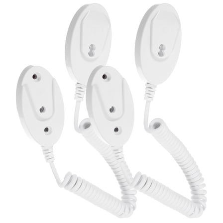 MERRYHAPY Anti-Lost Remote Control Tether, White, and Versatile, Home Security, 2 Pack