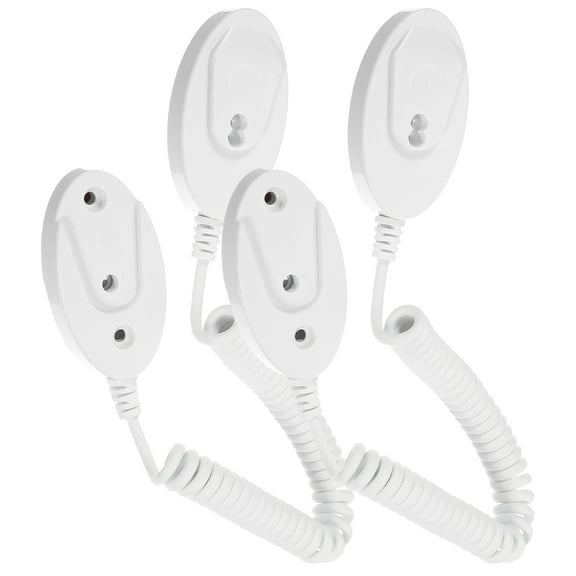 MERRYHAPY Anti-Lost Remote Control Tether, White, and Versatile, Home Security, 2 Pack