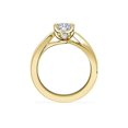 thumbnail image 2 of 1.00 Carat Excellent Radiant Cut Real Diamond Latest Design Solitaire Engagement Ring for Ladies Solid 14K Yellow Gold Size 7.5, 2 of 8