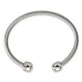 thumbnail image 3 of Chisel  Stainless Steel Polished Cuff Bangle, 3 of 4