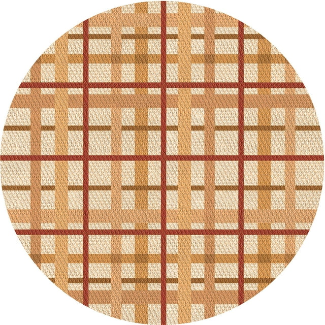 Ahgly Company Tapis d'Intérieur Lavables en Machine, Carré Transitionnel Néon Orange, Carré de 3'