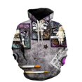 thumbnail image 2 of Sudadera con capucha con estampado 3D de álbum de fotos para hombre, sudadera con estampado de flores y hojas, sudadera informal, sudadera holgada, camisetas de manga larga, 2 of 4
