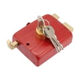 thumbnail image 2 of Cerradura de Seguridad Vobor Heavy Duty Cerradura de pestillo con Llaves para Puerta Delantera roja, 2 of 8