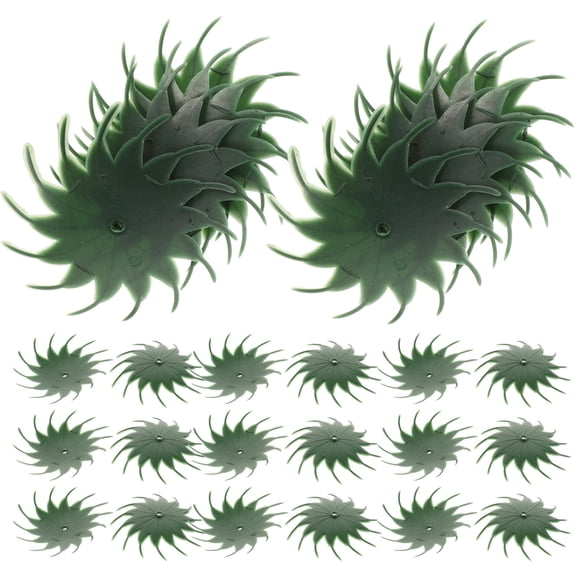 Soimiss DIY Sepals Supplies Floral Calyxes Green Plastic 50Pcs