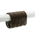 thumbnail image 1 of Solid Brown Plastic Shower Curtain Rings - Set of 12, 1 of 5