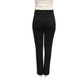 thumbnail image 2 of OrlyCollection Womens Elegant Bootcut Pants with Pocket(Black,Medium), 2 of 4