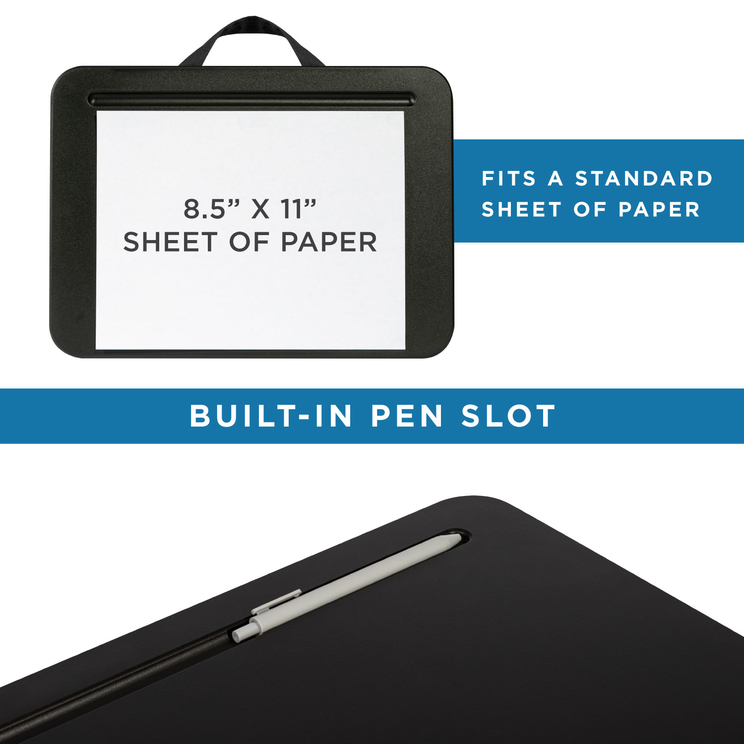 LapGear Compact Lap Desk, Black photo 4