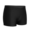 thumbnail image 3 of Fldy Kids Girls Basic Stretchy Sports V-front Booty Short Boy-cut Bottom Ballet Dance Yoga Hot Pants Underwear Black 14, 3 of 6