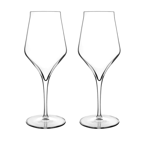 Luigi Bormioli Supermo 15.25 oz Chianti/Pinot Grigio Red Wine Glasses, Set of 2, Clear