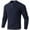 Navy, variant on Men's Long Sleeve T-Shirt Basic Style Polyester Fiber Solid Color Straight Cut Autumn Fashion Urban Casual Tops