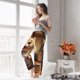 thumbnail image 5 of Balery Cartoon Cooking Cat Pantalones de pijama para mujer, pijamas ultraligeros, pantalones de estar por casa-XX-Large, 5 of 6