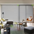 thumbnail image 1 of Yoolax Motorized Sheer Blinds Remote Control Light Filtering Blinds Smart Horizonal Shangri-La Windows Shades(85% Shading Grey,41"W x 72"H), 1 of 6