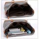 thumbnail image 4 of Bolso de lona Bolso de mano de cuero de lona Bolsos de mano con múltiples compartimentos, 4 of 6