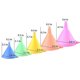 thumbnail image 4 of Funnels Variety Set of 5 Mini, Small to Larg Plastic Funnel for Kitchen Liquid Spices Powder Cosmetic Lotion Essential Oils, 4 of 4