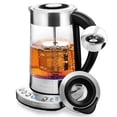 thumbnail image 1 of OVENTE 1.7L Electric Tea Kettle with Removable Infuser, Variable Temperature Control, Keep Warm Function, 1500W Fast Heating Water Boiler, BPA Free B, 1 of 10