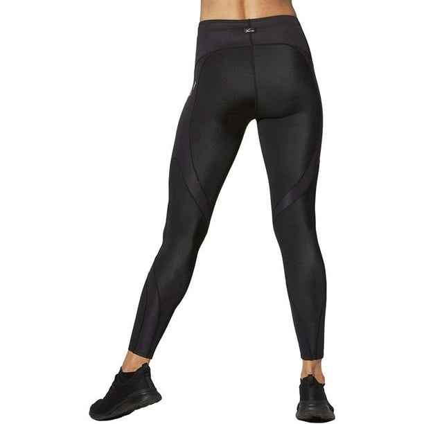 CW-X Women's Stabilyx Joint Support Compression Tight, Black